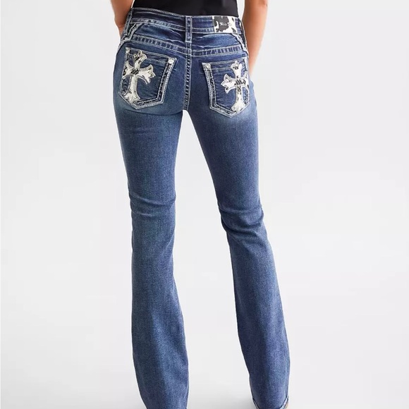 Miss Me Mid-Rise Boot Stretch Jean  25 - Picture 5 of 7